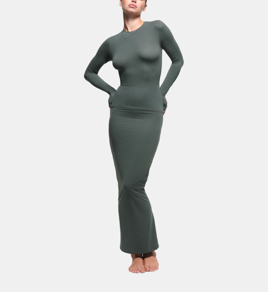 Body Satin Manches Longues Skims Glissenette - Noir - Taille M - Neuf Avec Étiquette
