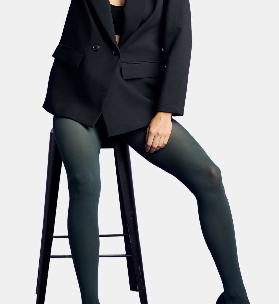 Lot De 2 Collants Opaques Le Bourget Noir Et Rouge - Taille 1/2, 50D, Neufs Avec étiquettes