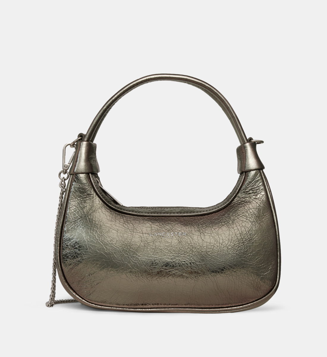 Sac à Main RAFE Hobo Métallisé - Cuir Effet Métal, Sangle Boucle, Fermeture éclair - Occasion