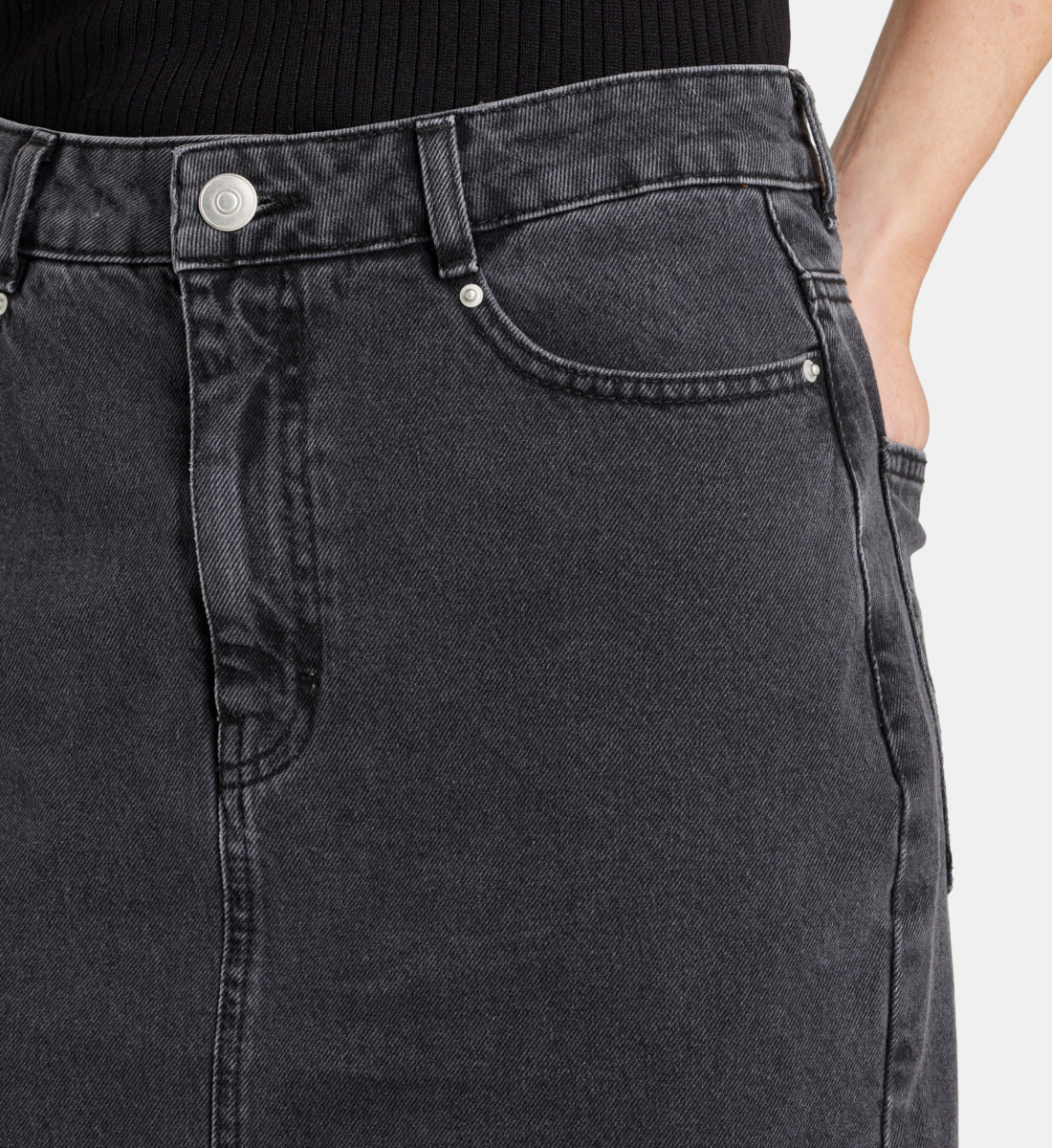 Jupe En Jean Pimkie Taille 38 - 100% Coton, Bleu, Style Mini - Occasion Très Bon État
