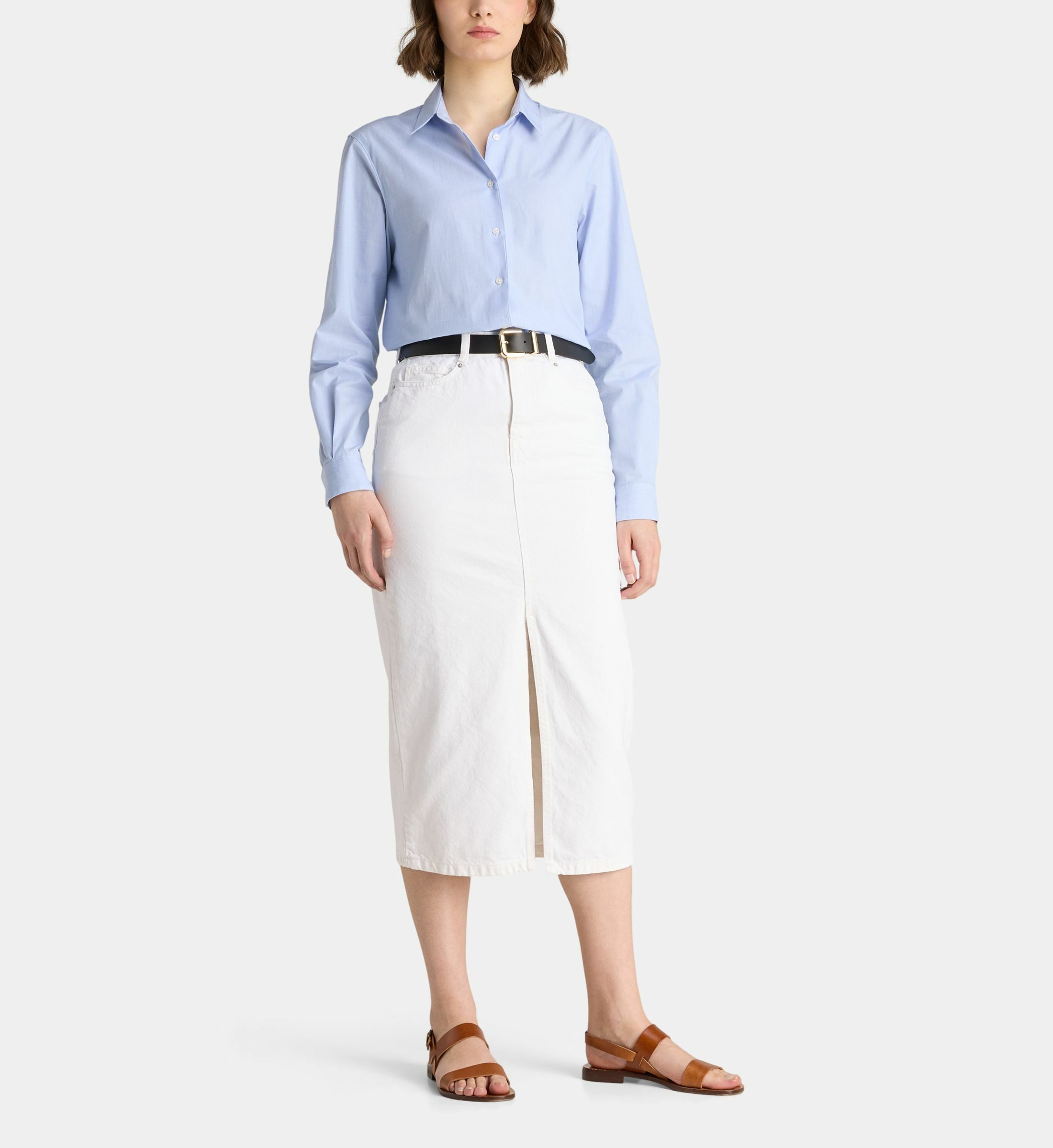 Jupe Longue En Denim LINDEX - Couleur Blanc écru - Taille M (40/42) - Neuve Avec étiquettes - Fabriquée En Finlande