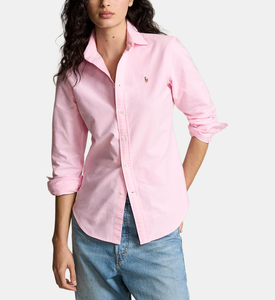 Chemisier Femme A New Day - Taille L - Coral Uni - Polyester - Neuf Avec Étiquettes - Style Basique Bureau